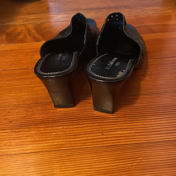 Vintage LIZ CLAIBORNE Lattice flex heeled mules - Picture 5 of 7